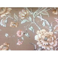 Vintage floral cotton fabric